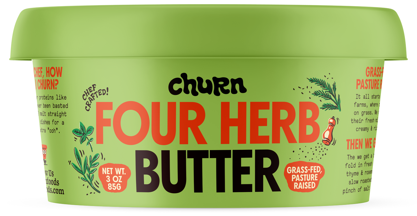 Four Herb Butter 3 oz – Churn Foods