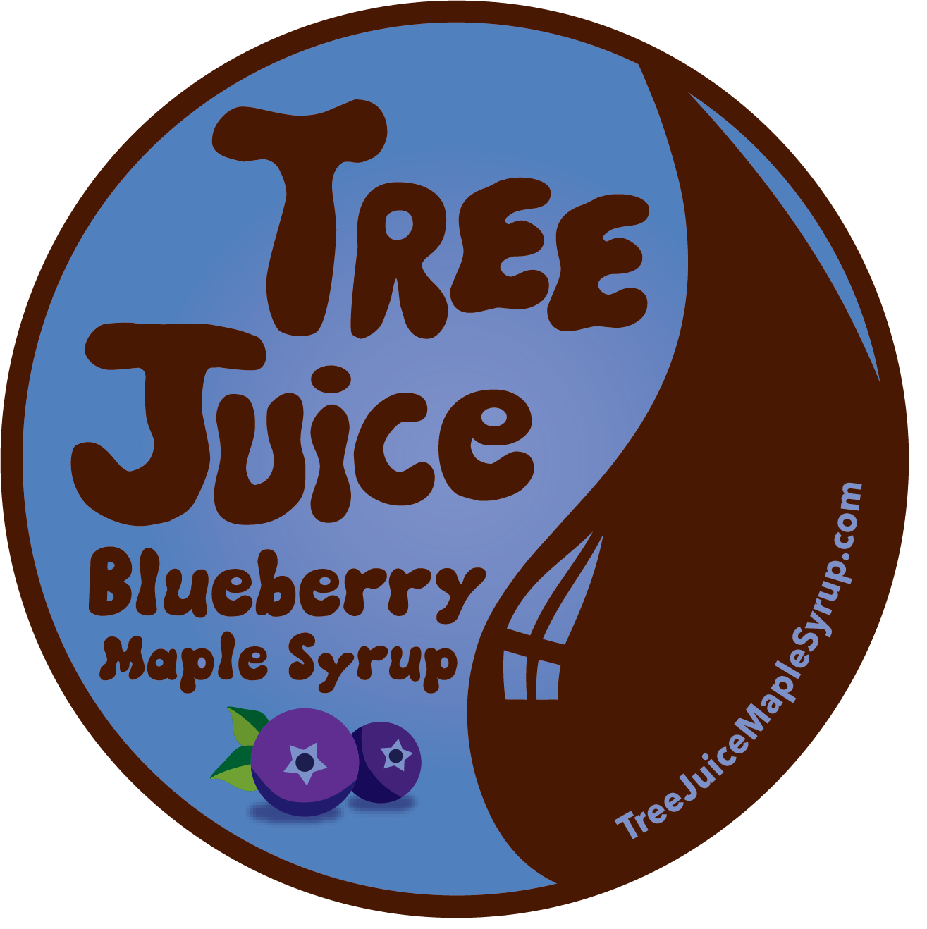 Blueberry Maple Syrup 12 oz – Tree Juice Maple Syrup