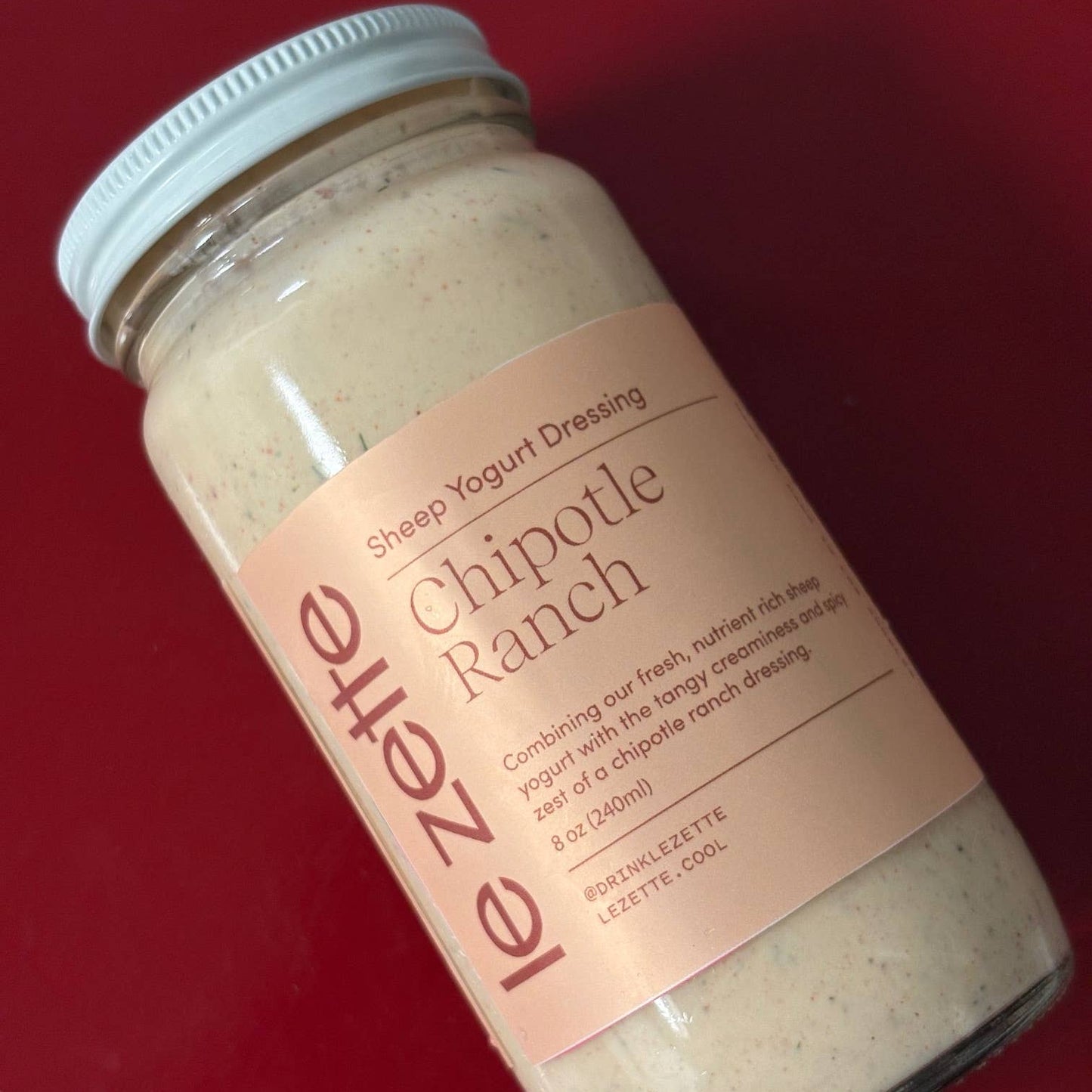 Chipotle Ranch Sheep Yogurt Dressing: A2 Organic 2x Protein