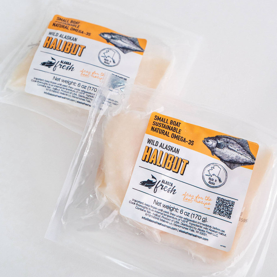 Halibut 6 oz – Alaska Fresh Seafood