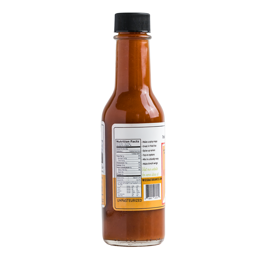 Kimchi Hot Sauce 5 oz – Wise Goat Ferments
