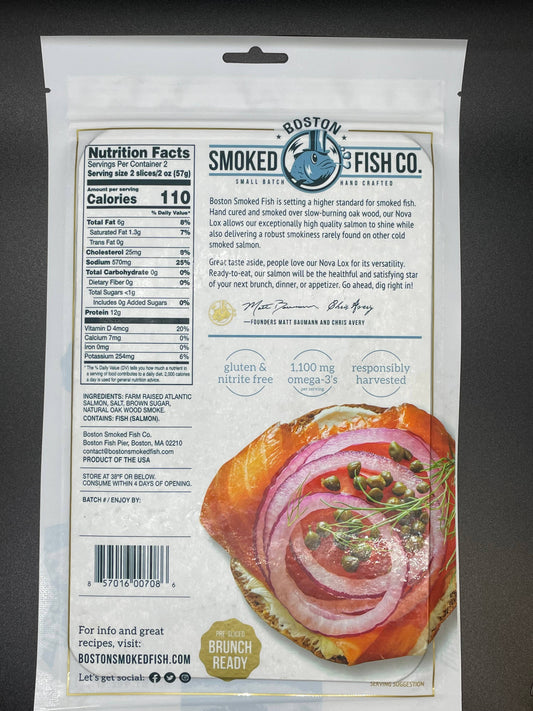 Nova Lox Thinly Sliced Smoked Salmon