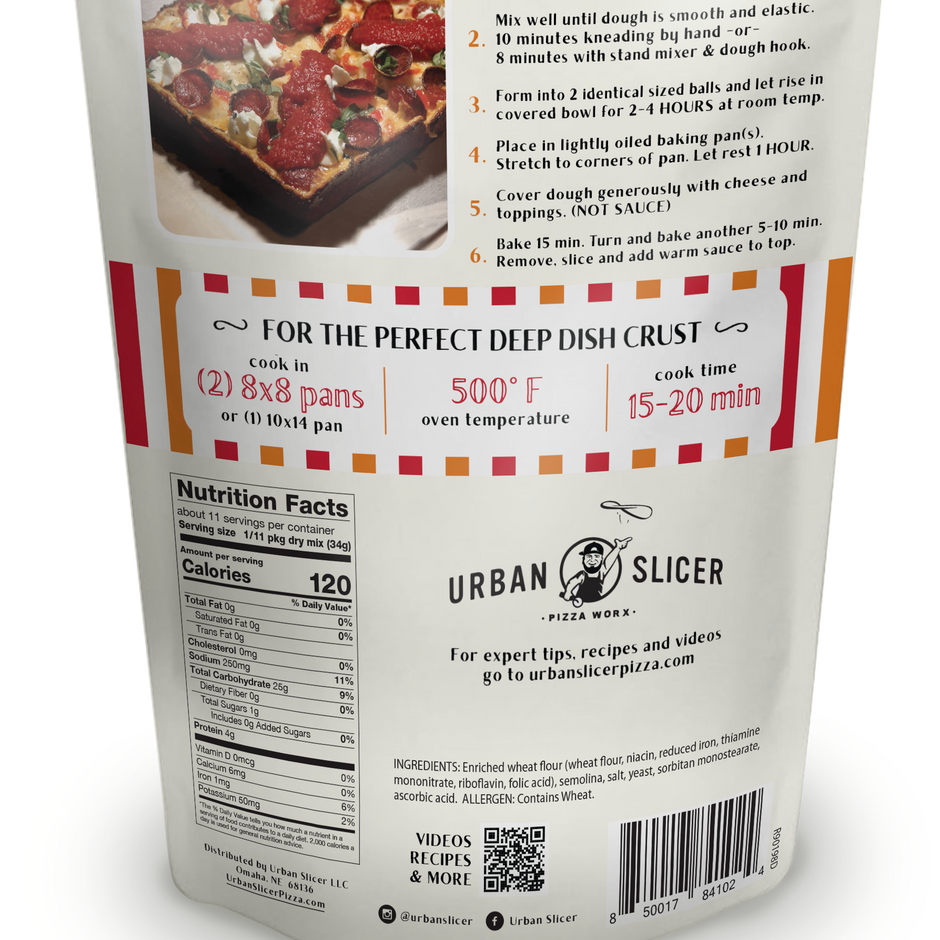 Epic Deep Dish Pizza Dough 13.2 oz – Urban Slicer Pizza Works