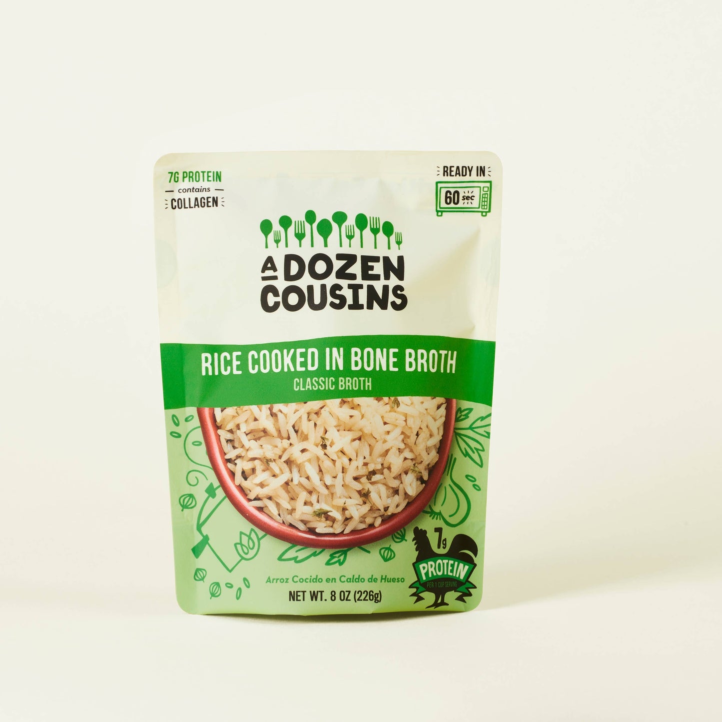 Classic Bone Broth Rice 8 oz – A Dozen Cousins