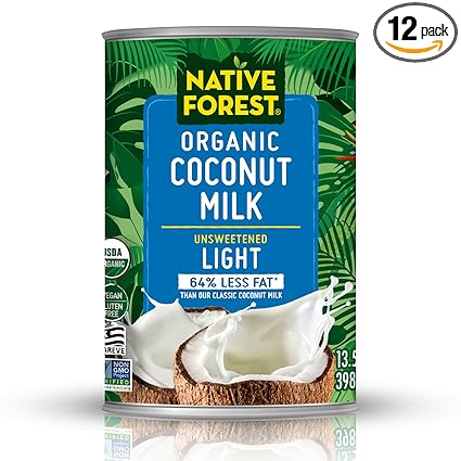 Native Forest Unsweetened Organic Light Coconut Milk | Native Forest | Grill House