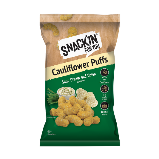 Sour Cream & Onion Cauliflower Puff 4 oz – Snackin for you