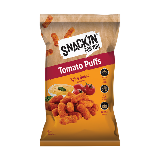 Spicy Queso Tomato Puff 4 oz – Snackin for you