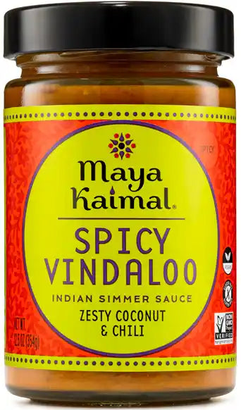 Spicy Vindaloo Indian Simmer Sauce 12.5 oz – Maya Kaimal