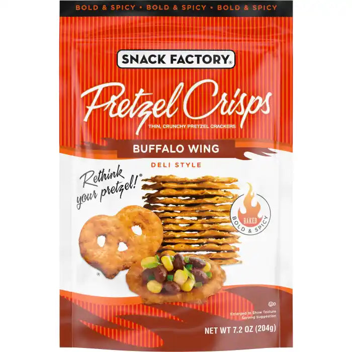 Snack Factory Buffalo Wing Pretzel CrispsSnack Factory Grill House