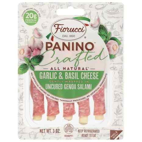 Genoa Garlic Basil Panino – 3 oz – Fiorucci | Grill House