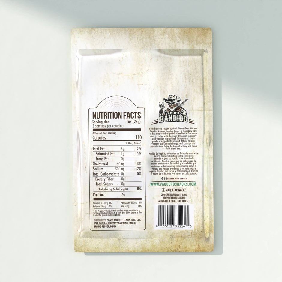 Lemon Carne Seca Mexican Beef Jerky