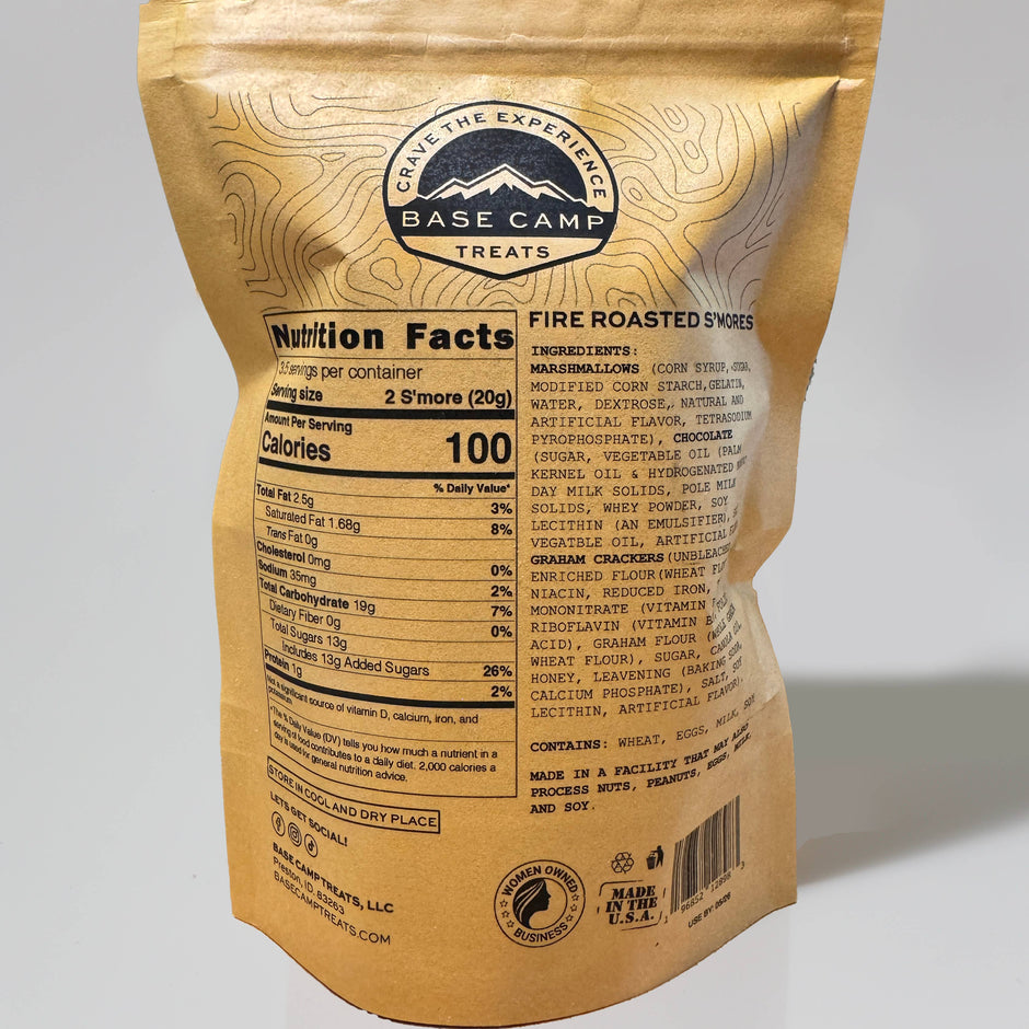 Freeze Dried Fire Roasted S'mores 3 oz – Base Camp Treats