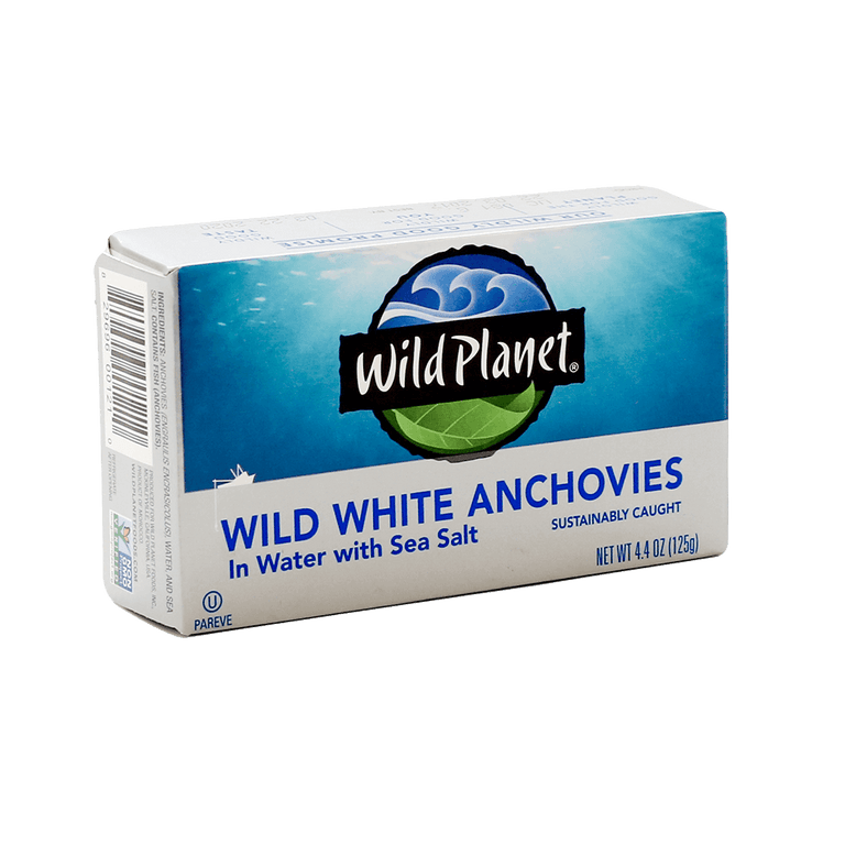 Wild Planet Wild White Anchovies In Water 4.4Oz | Wild Planet | Grill House
