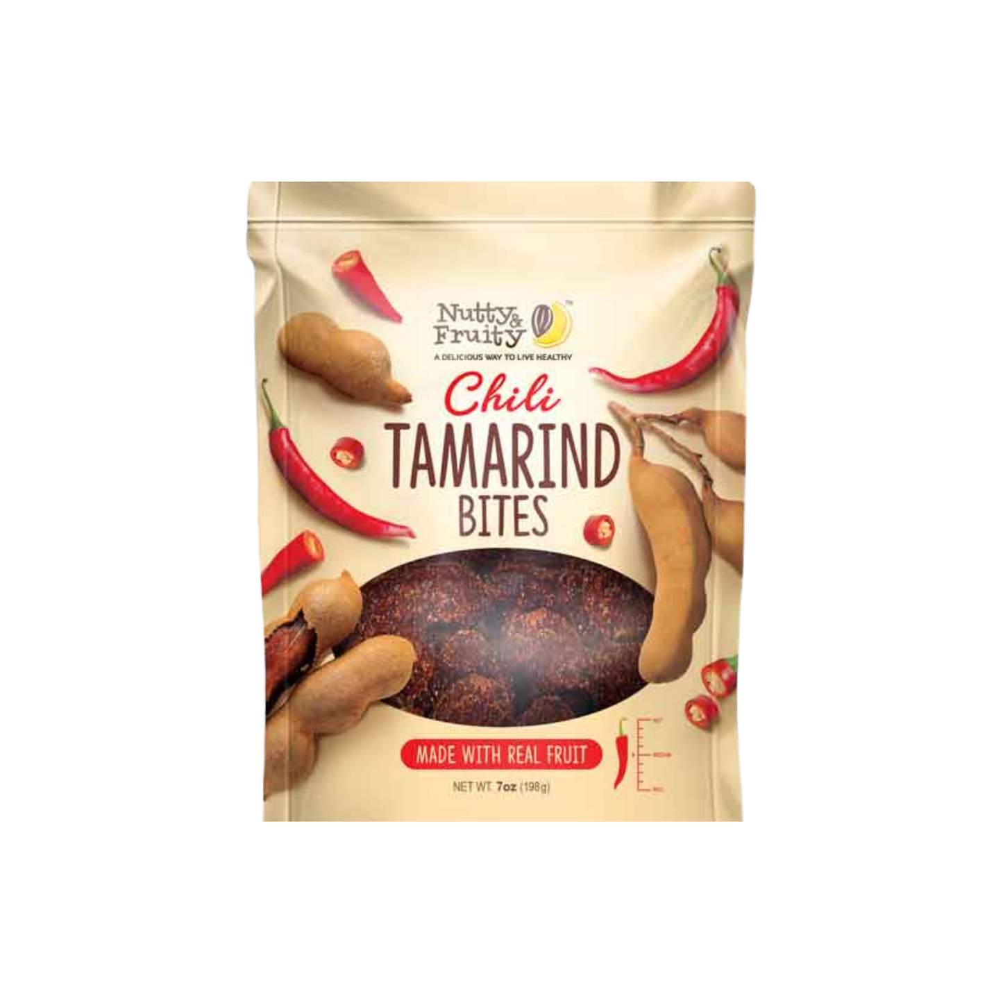 Tamarind Dried w/ Chili 7 oz – Nutty & Fruity