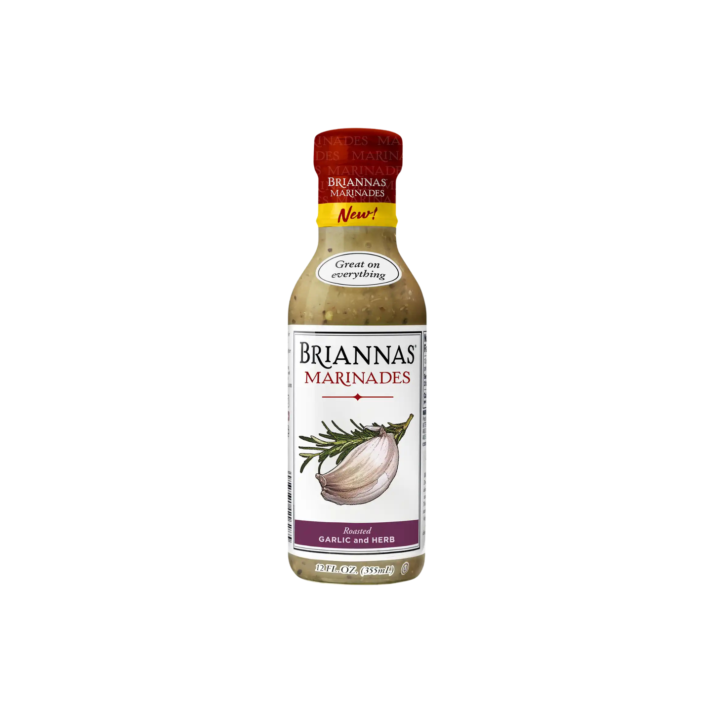Roasted Garlic & Herb Marinade 12 fz – Briannas