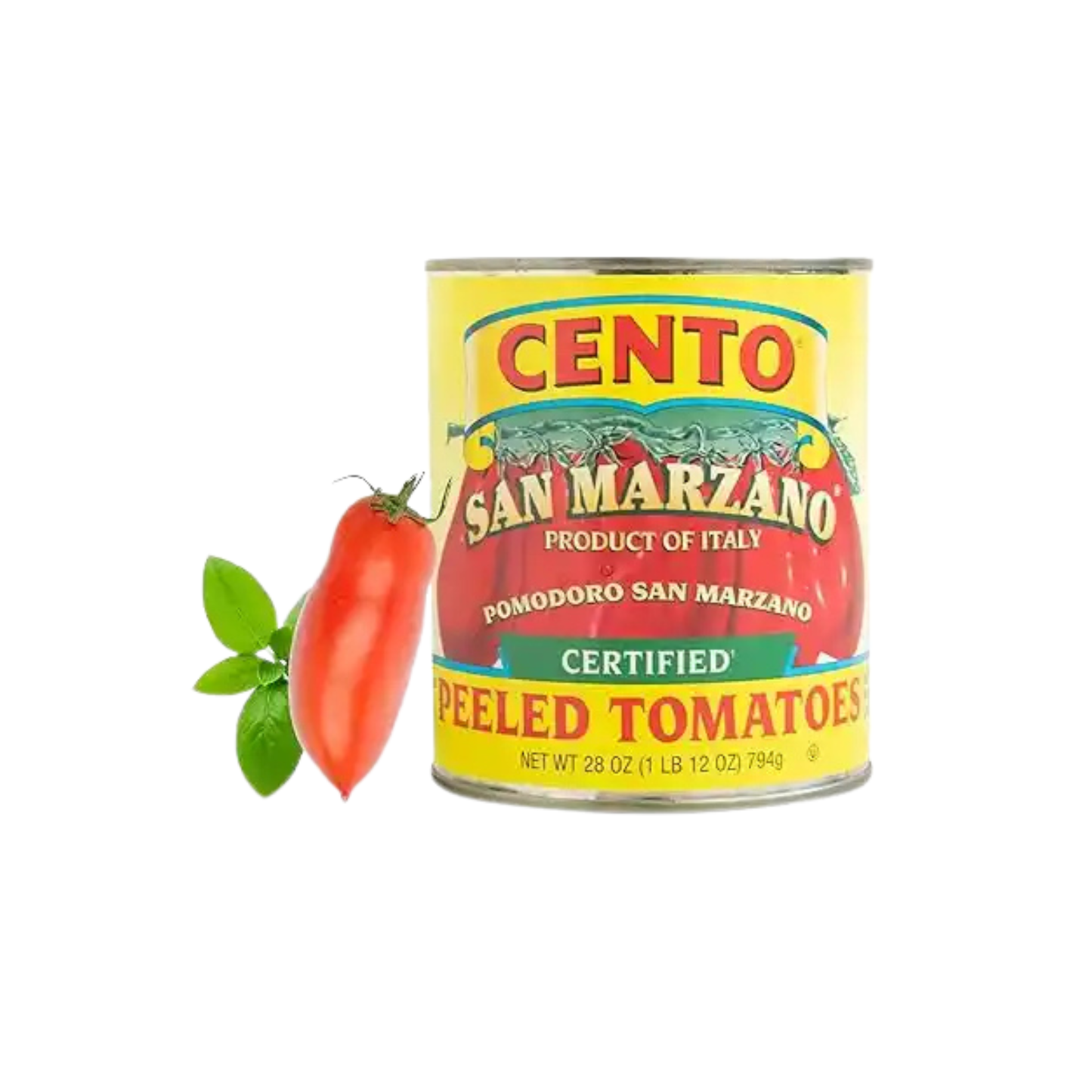 Certified San Marzano Peeled Tomatoes 28 oz – Cento