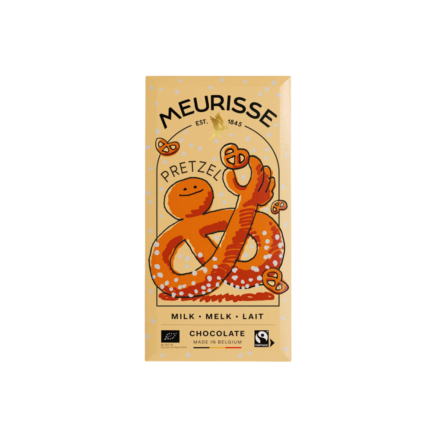 Meurisse Chocolate - Pretzel - Milk Chocolate 39%