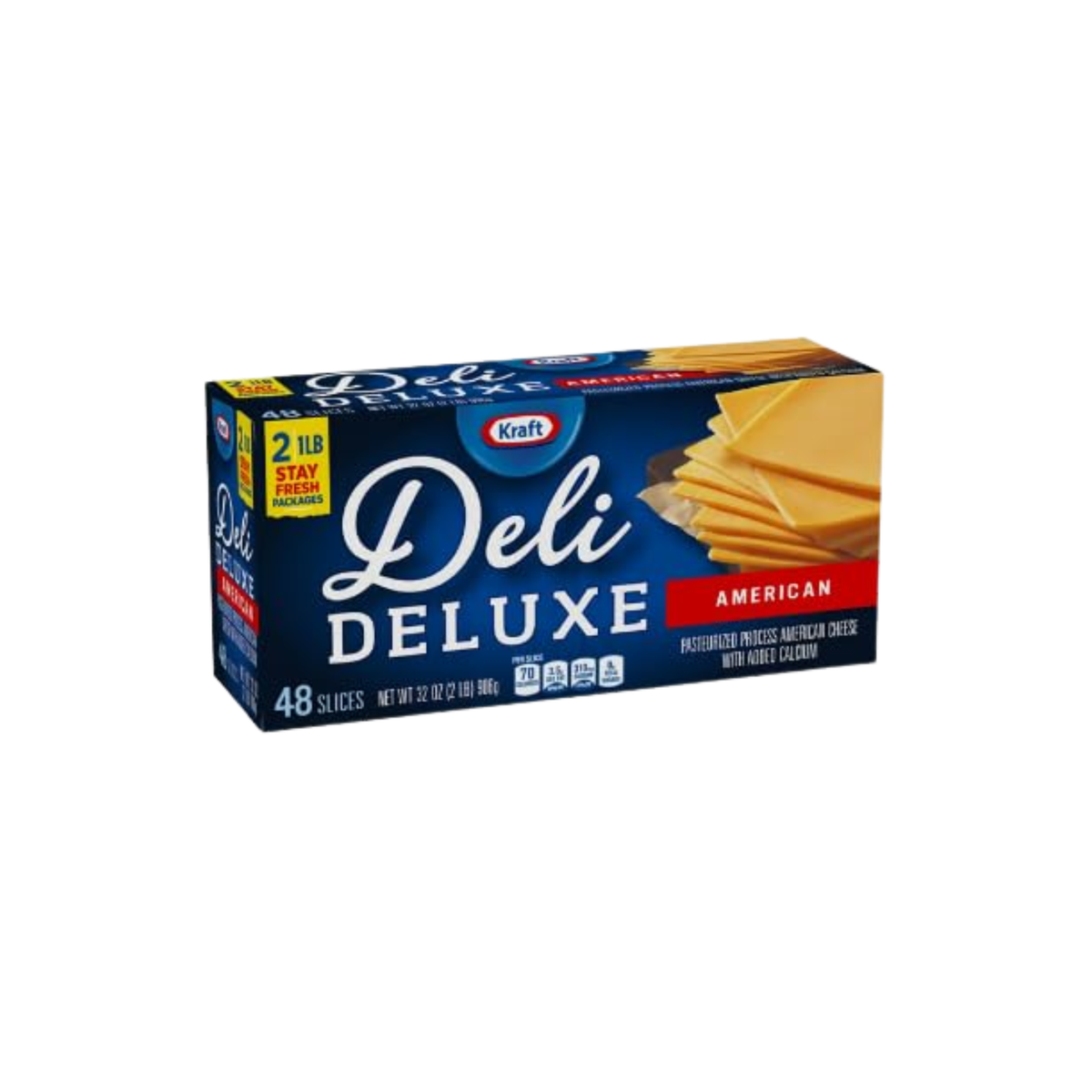 Deli Deluxe American Cheese Slices 8oz – Kraft