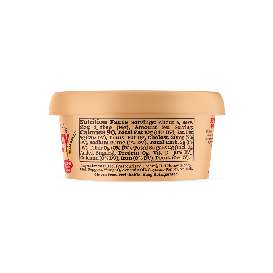 Hot Honey Butter 3 oz – Churn Foods