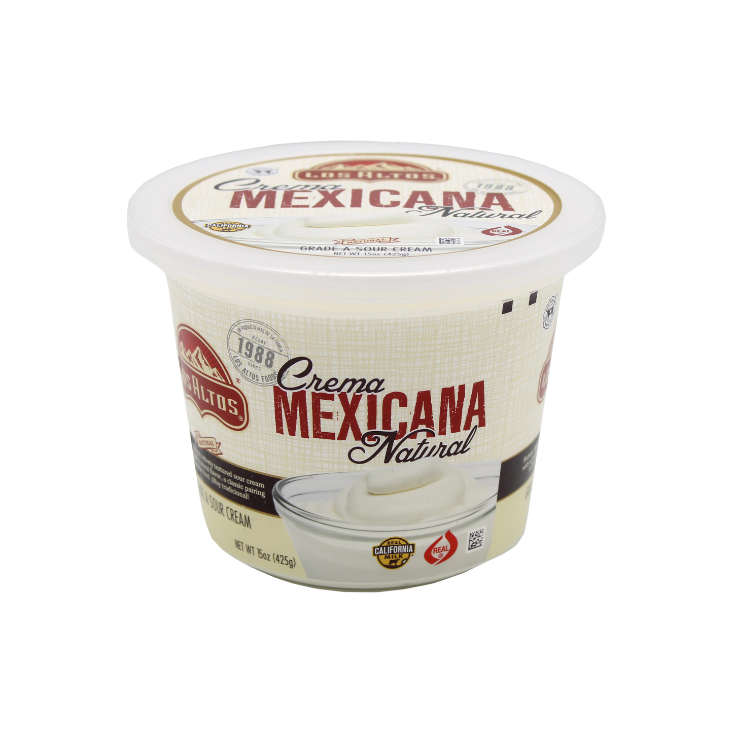 Crema Mexicana Natural 15 oz – Los Altos