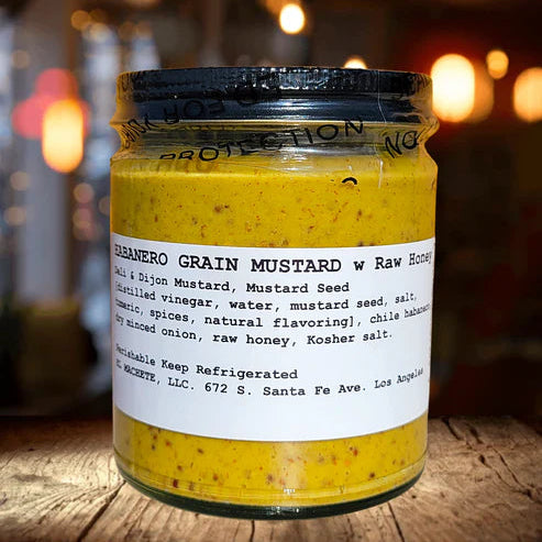 Habanero Honey Grain Mustard 12 oz – El Machete