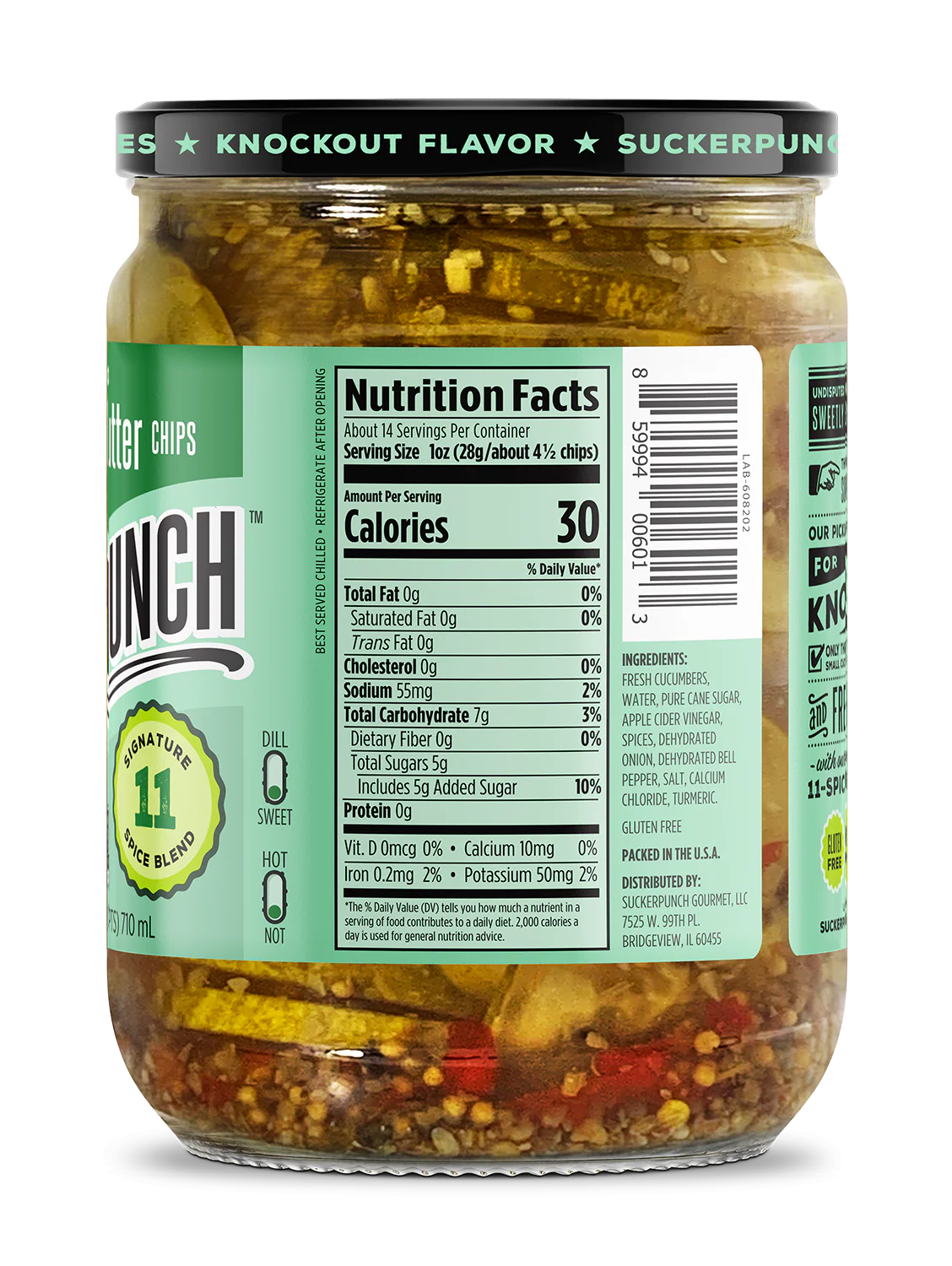 Sweet Spiced Bread & Butter 24oz - Suckerpunch