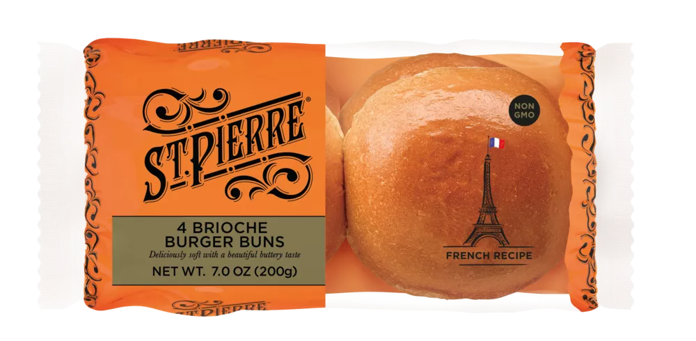 Brioche Burger Buns 7 oz – St Pierre