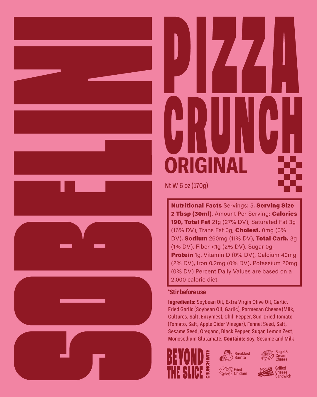 Sobelini Pizza Crunch Original 6 oz – Sobelini Pizza Crunch