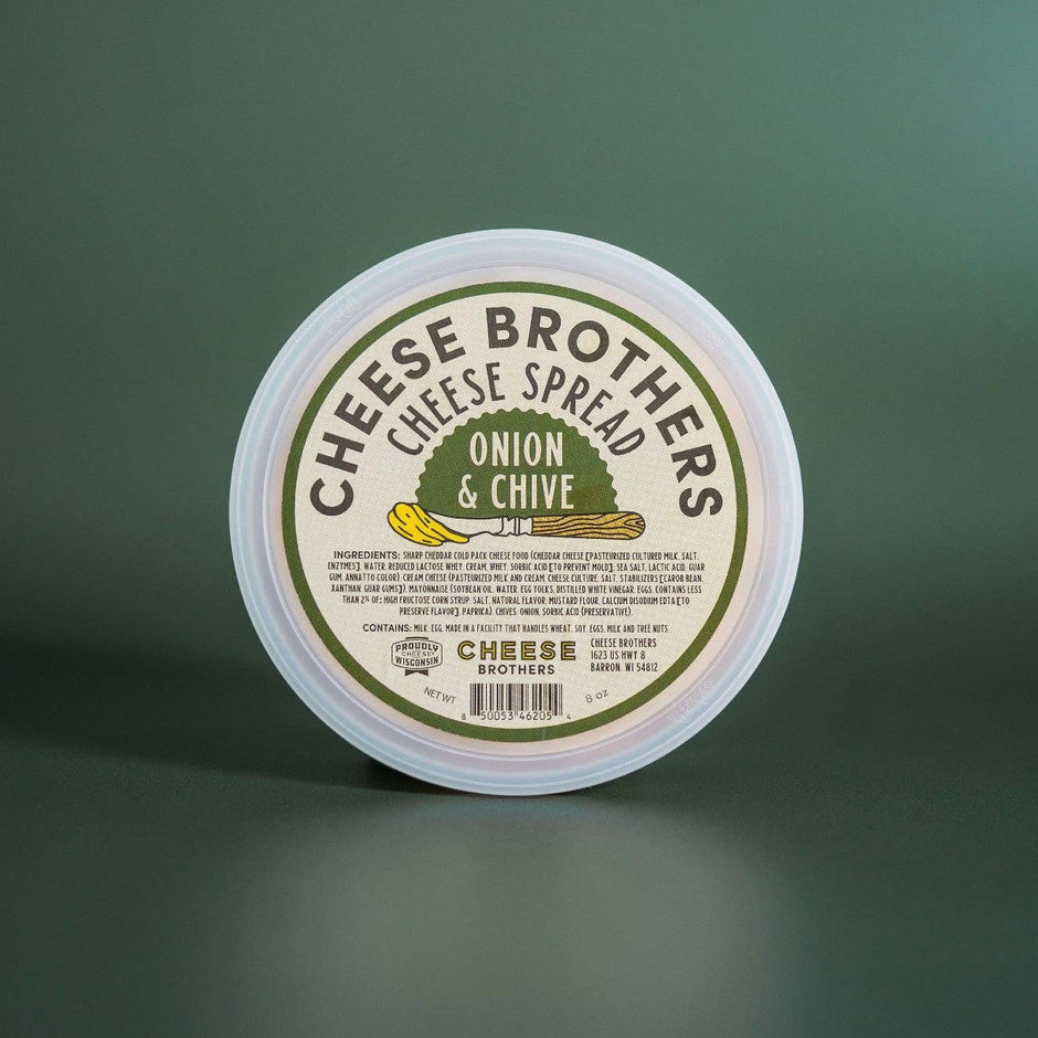 Onion and Chive Cheese Spread 8 oz – Cheese Brothers