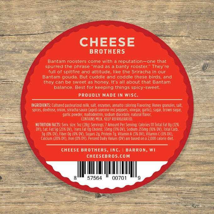 Honey Sriracha Gouda 6 oz – Cheese Brothers
