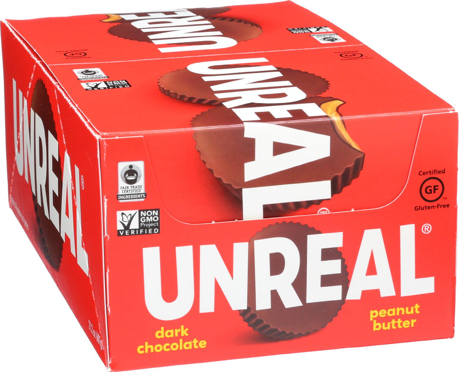 Dark Chocolate Peanut Butter Cups 0.033 lb – Unreal