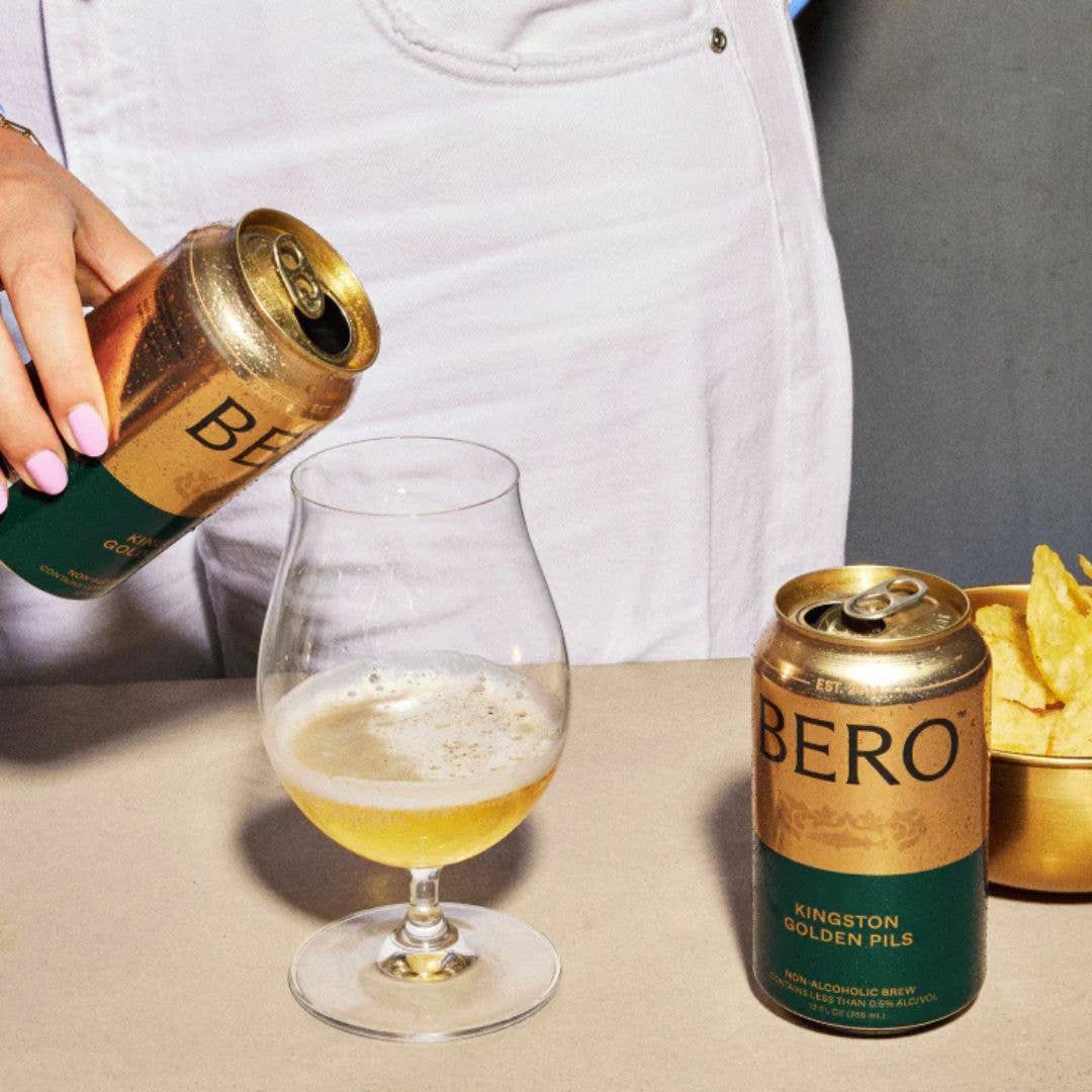 BERO Kingston Golden Pils - Premium Non Alcoholic Beer - 6pk