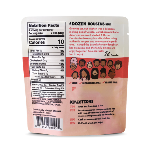 Mexican Red Rice Seasoning Sauce 4 oz – A Dozen Cousins