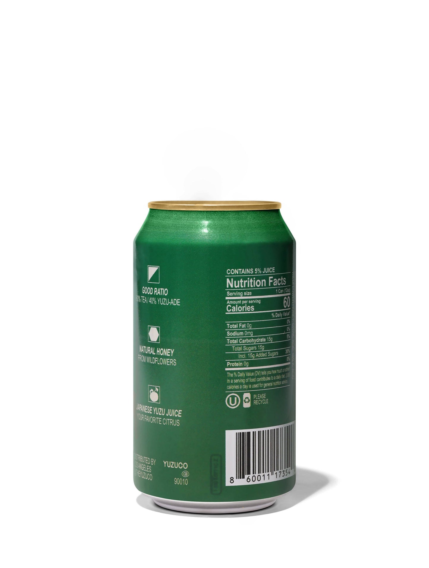 Green Tea Yuzu-Ade 12 oz – Yuzuco