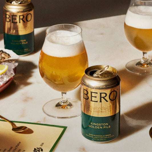 BERO Kingston Golden Pils - Premium Non Alcoholic Beer - 6pk