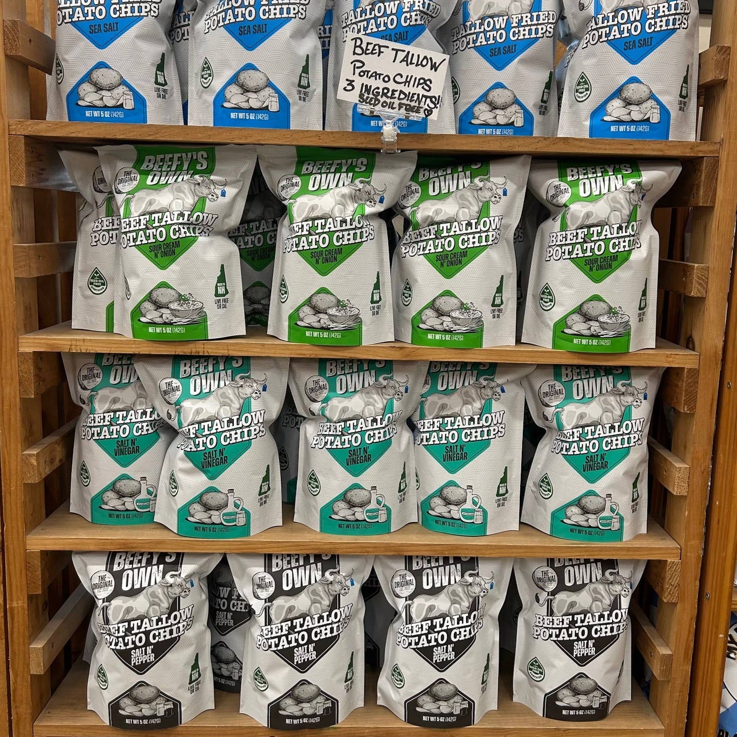 Beef Tallow Potato Chips - Salt N' Pepper