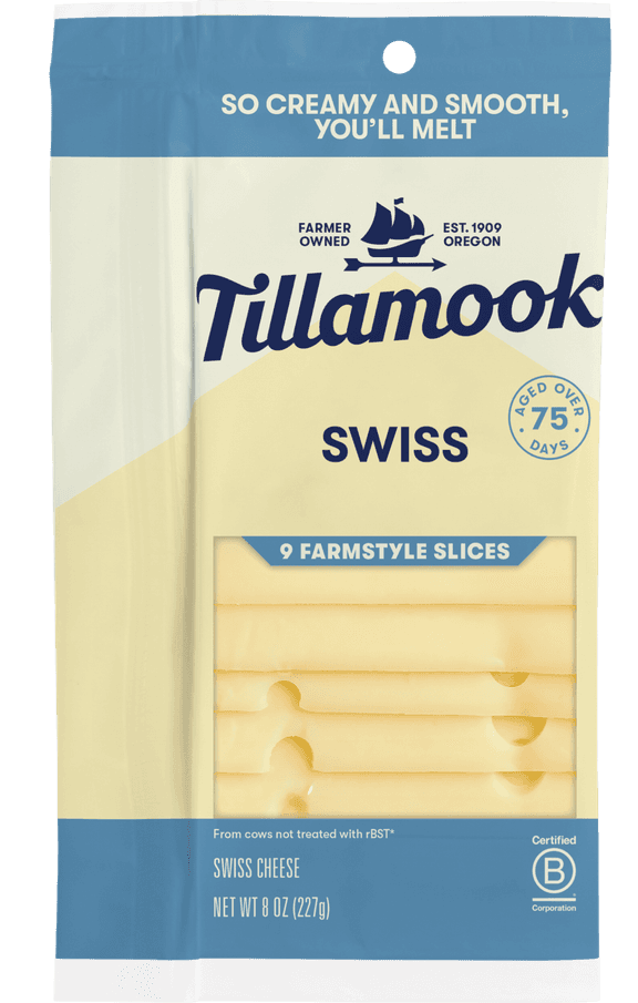 Tillamook Swiss Cheese Slices | Tillamook | Grill House