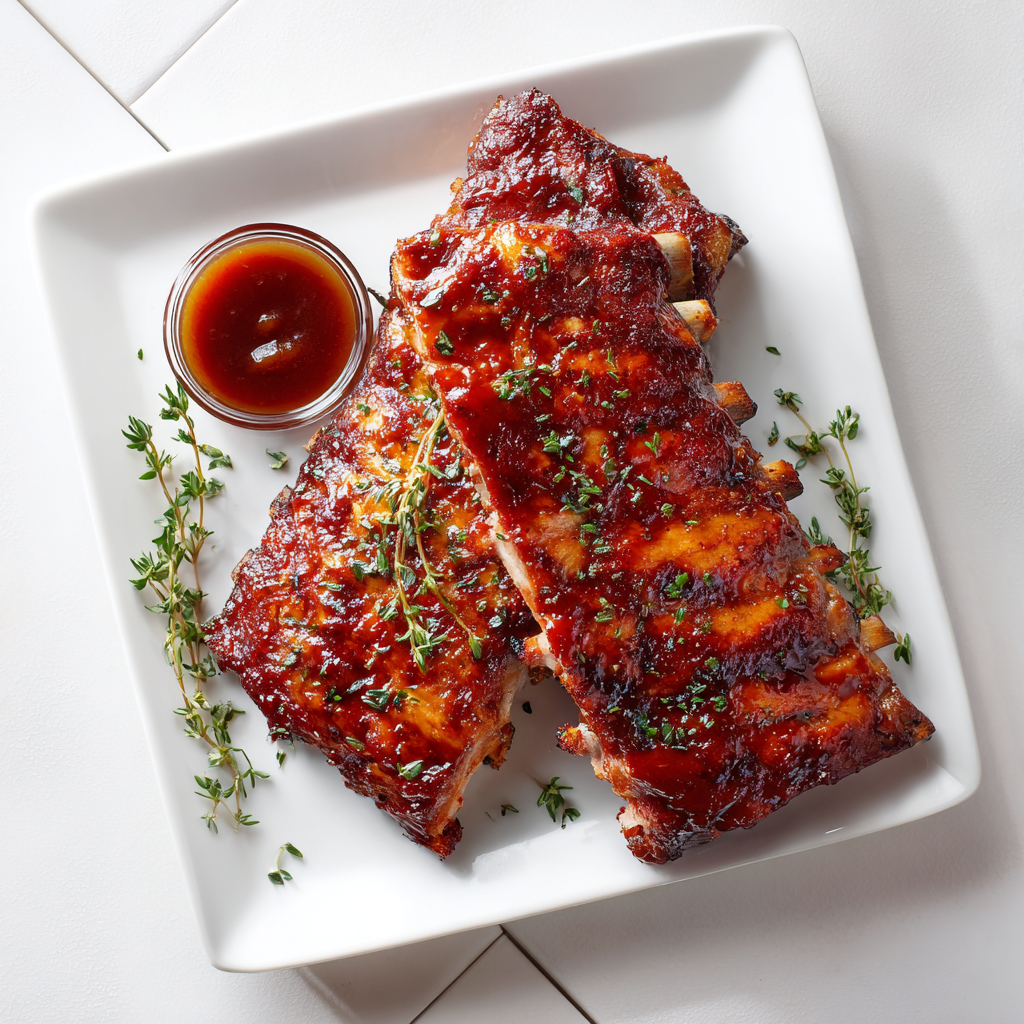 California Citrus Garlic Pork Back Ribs