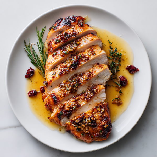 Turkey Breast with Citrus Garlic Marinade