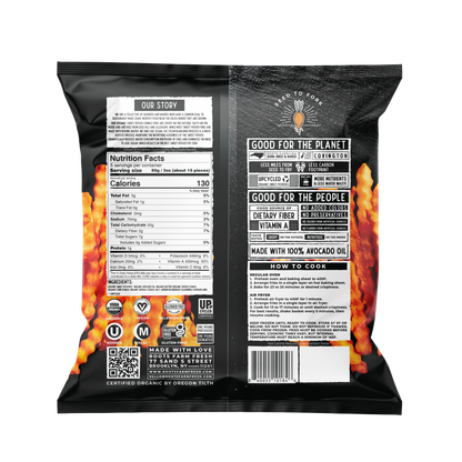 Organic Sweet Potato Crinkle Cut Fries 15 oz – Roots Farm Fresh