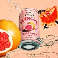 Grapefruit Lime Tepache Mexican Soda 12oz - De La Calle