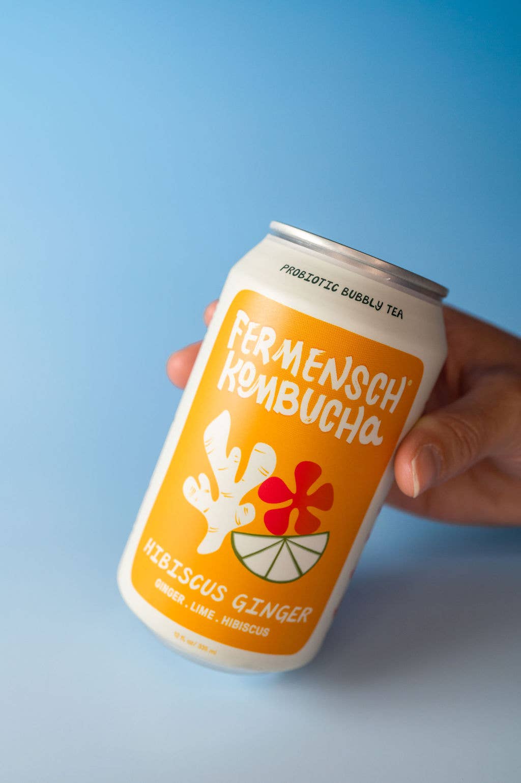 Hibiscus Ginger Kombucha 12 oz – Fermensch Kombucha
