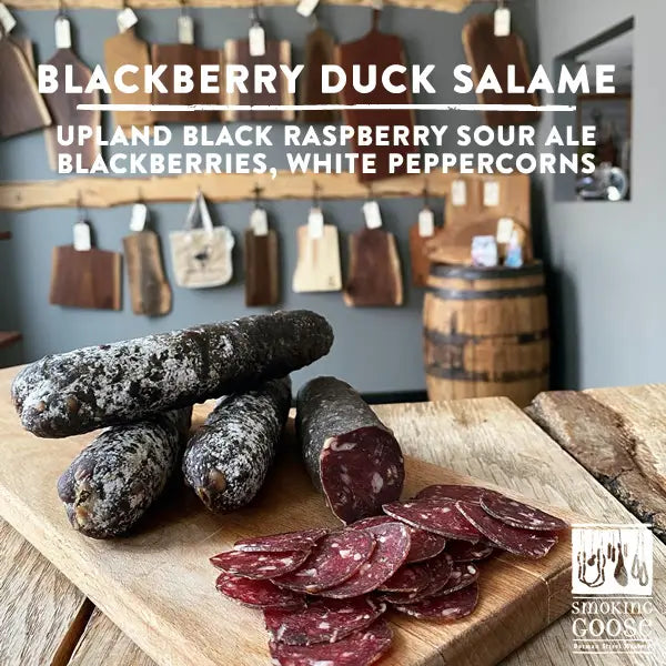 Blackberry Duck Salami 8oz - Smoking Goose
