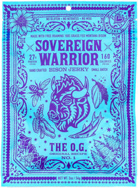 The O.G. Original Recipe Bison Jerky 2.4 oz – Sovereign Warrior Bison Jerky