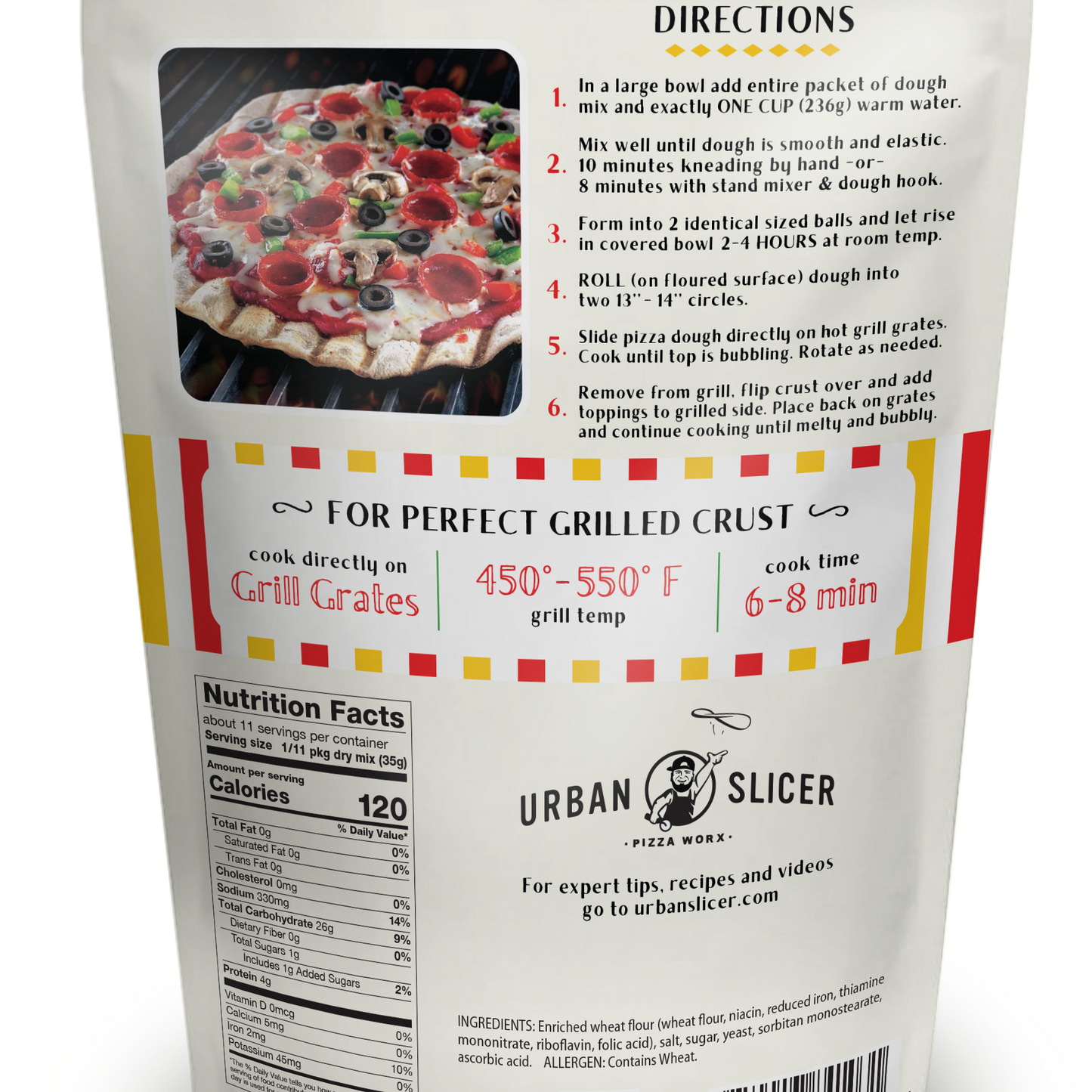 Outdoor Grilling Pizza Dough 13.4 oz – Urban Slicer Pizza Works