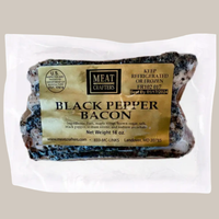Thick-Cut Black Pepper Bacon Maple-Cured 16 oz – Meat Crafters Inc