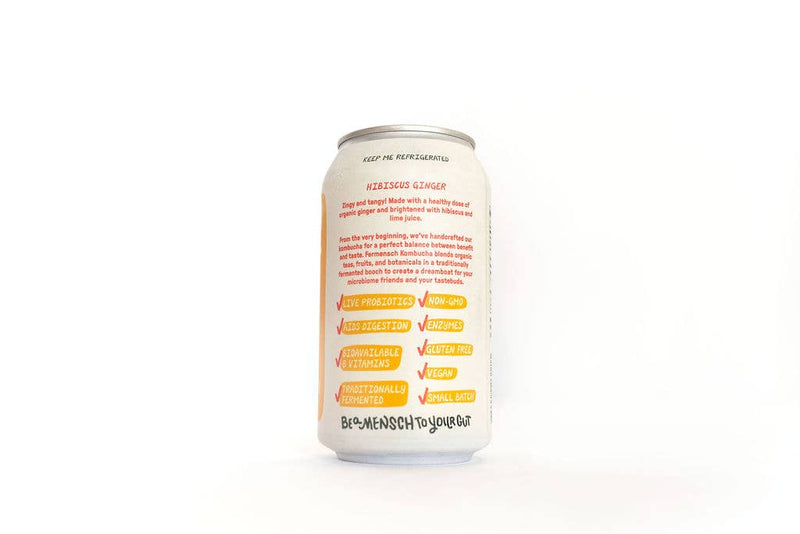 Hibiscus Ginger Kombucha 12 oz – Fermensch Kombucha