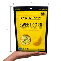 Toasted Snack Crackers Sweet Corn 4oz - Craize