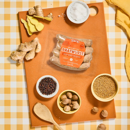 The Bratwurst Fully Cooked Sausage 12 oz – Lotties Meats