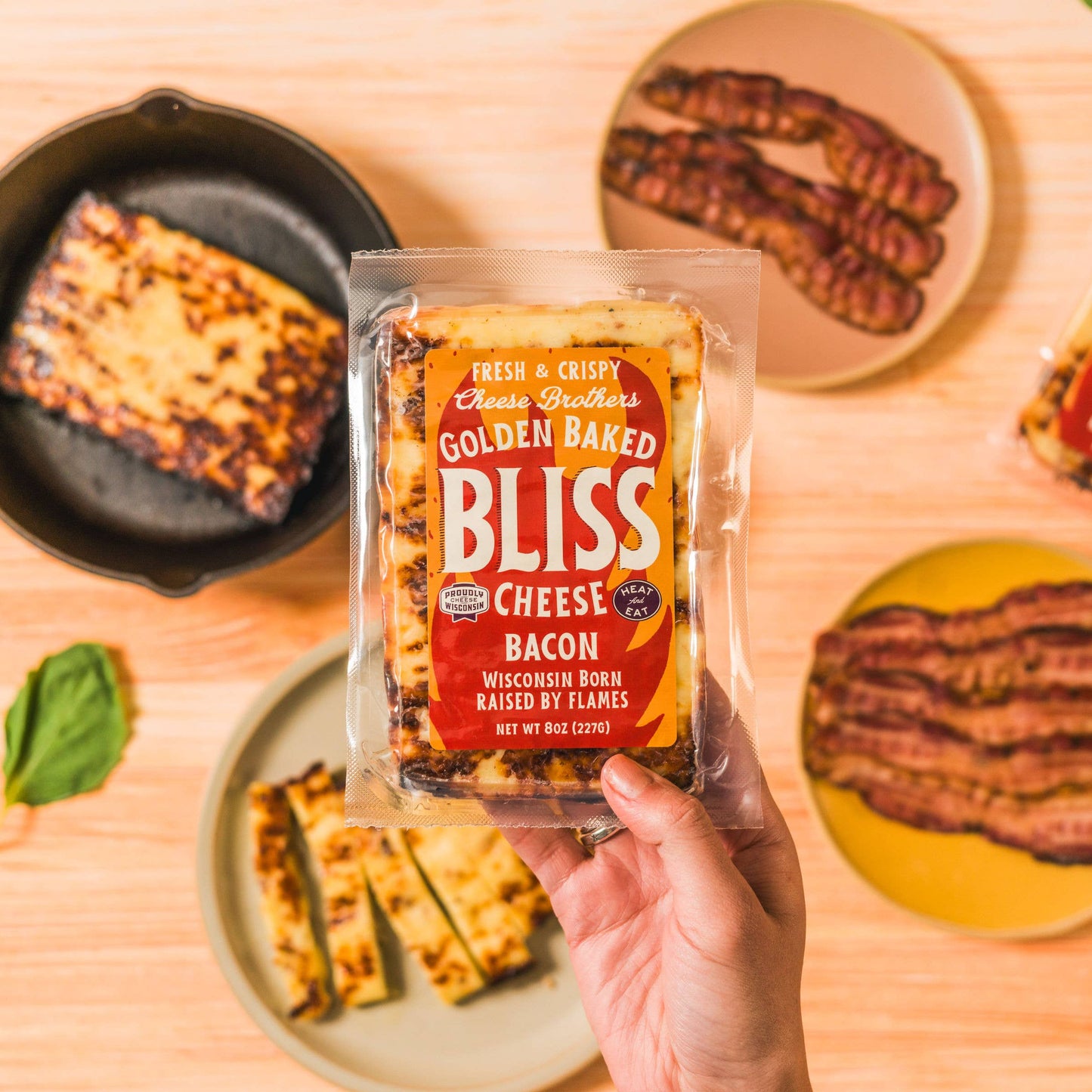 Bacon Golden Baked Bliss Cheese 8 oz – Cheese Brothers